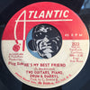 Two Guitars Piano Drum & Darryl - Spaceman's Blues b/w He's My Best Friend - Atlantic #2522 - Rock n Roll - Blues