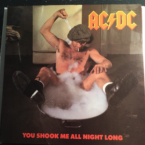 AC/DC - You Shook Me All Night Long b/w She's Got Balls (live version) - Atlantic #9377 - Rock n Roll