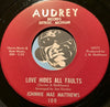 Johnnie Mae Matthews - Love Hides All Faults b/w Luck Walked Through My Door - Audrey #100 - Northern Soul - R&B Soul