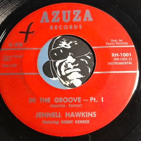 Jennell Hawkins - In The Groove pt.1 b/w pt. 2 - Azuza #1001 - R&B Instrumental