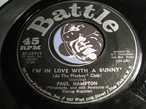 Paul Hampton - I'm In Love With A Bunny (at the Playboy Club) b/w Bandera - Battle #45919 - Teen