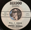 Brenda Beeman - Cry Baby b/w All I Need - Berdoo #101 - Northern Soul - Teen