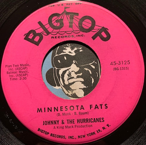 Johnny & Hurricanes - Minnesota Fats b/w The Sheik Of Araby - Bigtop #3125 - Rock n Roll - Popcorn Soul