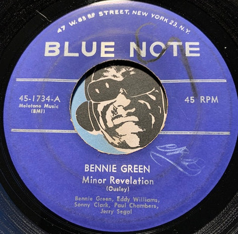 Bennie Green - Minor Revelation b/w Can't We Be Friends - Blue Note #1734 - Jazz