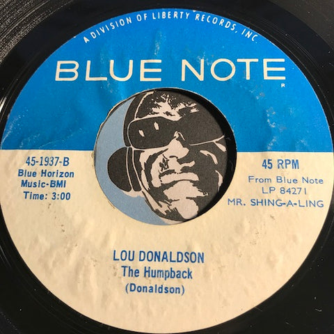 Lou Donaldson - The Humpback b/w Peepin - Blue Note #1937 - Jazz - Jazz Funk - Jazz Mod