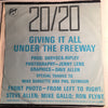 20/20 - Under The Freeway b/w Giving It All - Bomp #115 - Punk