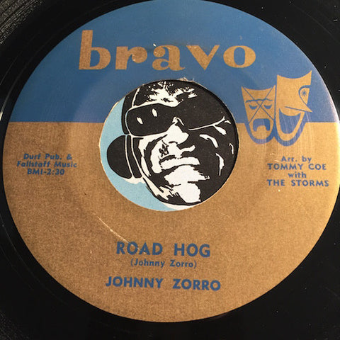 Johnny Zorro - Road Hog b/w Camel Train - Bravo #123 - Surf