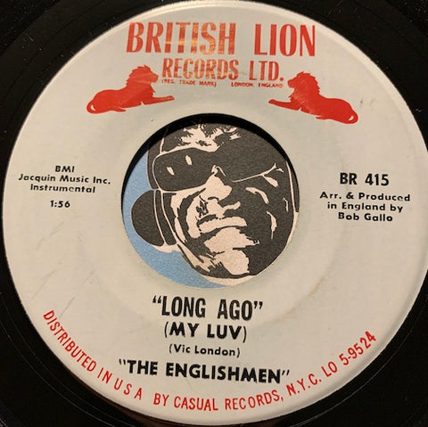Englishmen - Long Ago ((My Luv) b/w (Last Night) I Saw You Cry - British Lion #415 - Garage Rock - Surf