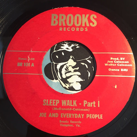 Joe & Everyday People - Sleep Walk pt. 1 b/w pt.2 - Brooks #101 - Funk
