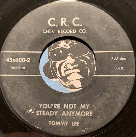 Tommy Lee - Bashful Me b/w You're Not My Steady Anymore - C.R.C. Chev Record Co #600 - Teen - Doowop