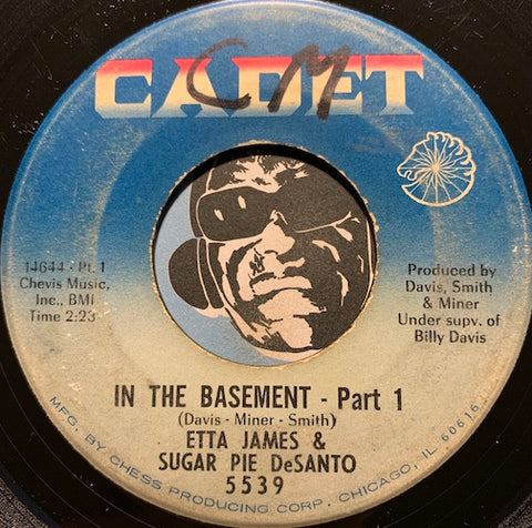 Etta James & Sugar Pie Desanto - In The Basement pt.1 b/w pt.2 - Cadet #5539 - R&B Soul