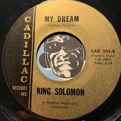 King Solomon - Louisianna Groove b/w My Dream - Cadillac #503 - R&B Soul