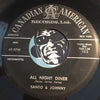 Santo & Johnny - Sleep Walk b/w All Night Diner - Canadian American #103 - Rock n Roll