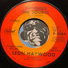 Leon Haywood - Consider The Source b/w Just Your Fool - Capitol #2584 - Northern Soul