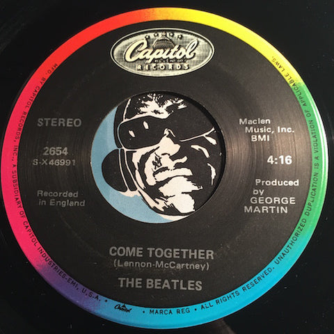 Beatles - Come Together b/w Something - Capitol #2654 - Rock n Roll