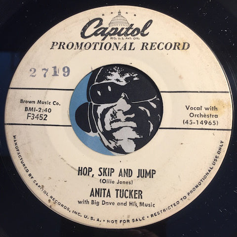 Anita Tucker - Hop Skip And Jump b/w Handcuffed Heart - Capitol #3452 - R&B Rocker