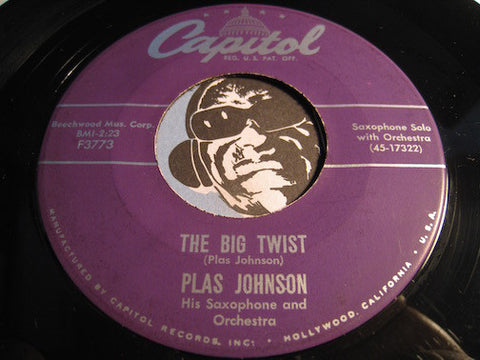 Plas Johnson - The Big Twist b/w Come Rain Or Come Shine - Capitol #3773 - Jazz