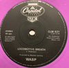 WASP - Mean Man b/w Locomotive Breath - Capitol #521 - Colored Vinyl - Rock n Roll - 80's