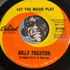 Billy Preston - Sunny b/w Let The Music Play - Capitol #5730 - Northern Soul