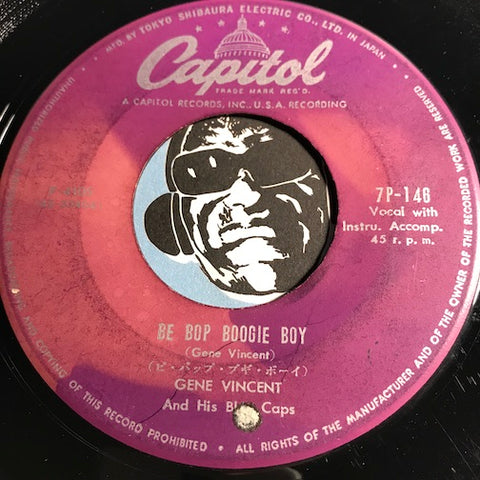 Gene Vincent & His Blue Caps  - Say Mama b/w Be Bob Boogie Boy - Capitol #7P 146 - Rockabilly