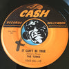 Turks - It Can't Be True b/w Wagon Wheels - Cash #1042 - Doowop