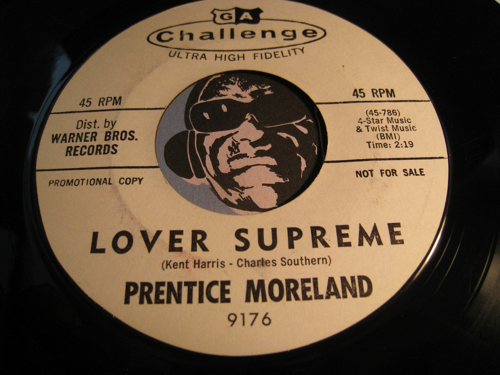 Prentice Moreland - Lover Supreme (plays VG) b/w For Your Love (plays VG-) - Challenge #9176 - Teen - R&B