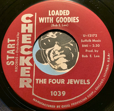 Four Jewels - Loaded With Goodies b/w Dapper Dan - Checker #1039 - Doowop - R&B Rocker
