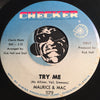 Maurice & Mac - So Much Love b/w Try Me - Checker #1179 - Northern Soul