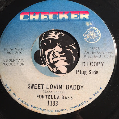 Fontella Bass - Sweet Lovin Daddy b/w Lucky In Love - Checker #1183 - Northern Soul