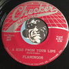 Flamingos - A Kiss From Your Lips b/w Get With It - Checker #837 - Doowop