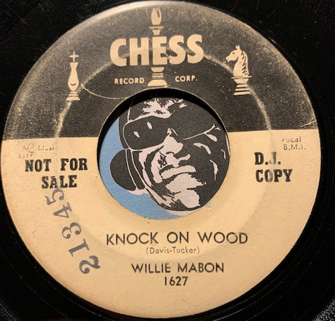 Willie Mabon - Knock On Wood b/w Got To Let You Go - Chess #1627 - Blues - R&B Blues