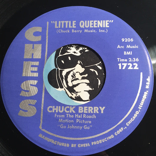 Chuck Berry - Little Queenie b/w Almost Grown - Chess #1722 - R&B - R&B Rocker