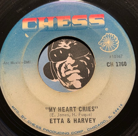 Etta & Harvey - My Heart Cries b/w If I Can't Have You - Chess #1760 - R&B Soul