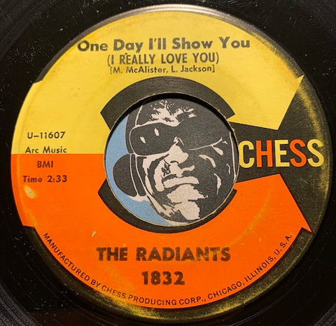 Radiants - Father Knows Best b/w One Day I'll Show You (I Really Love You) - Chess #1832 - Northern Soul