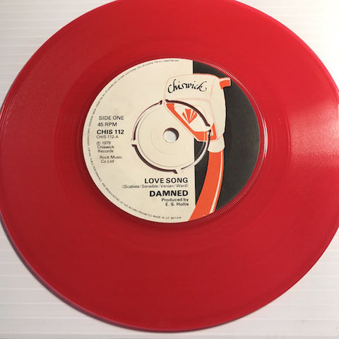 Damned - EP - Love Song b/w Noise Noise Noise - Suicide - Chiswick #112 - Colored Vinyl - Punk
