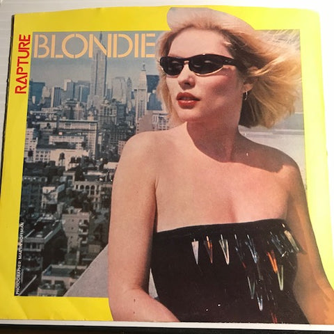 Blondie - Rapture b/w Walk Like Me - Chrysalis #2485 - 80's