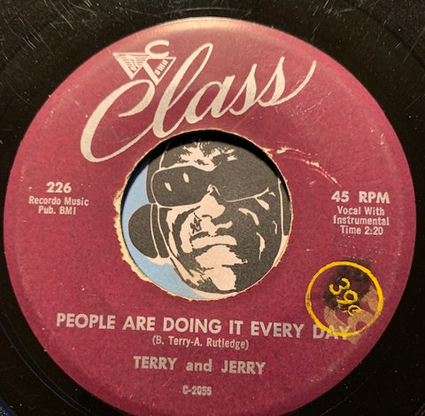 Terry And Jerry - People Are Doing It Every Day b/w Mama Julie - Class #226 - R&B - R&B Rocker