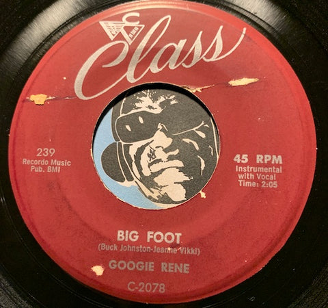 Googie Rene - Big Foot b/w Rebecca - Class #239 - R&B Rocker - R&B - Rockabilly
