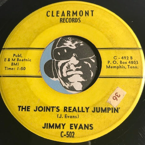 Jimmy Evans - The Joint's Really Jumpin b/w I Just Don't Love You - Clearmont #502 - Rockabilly
