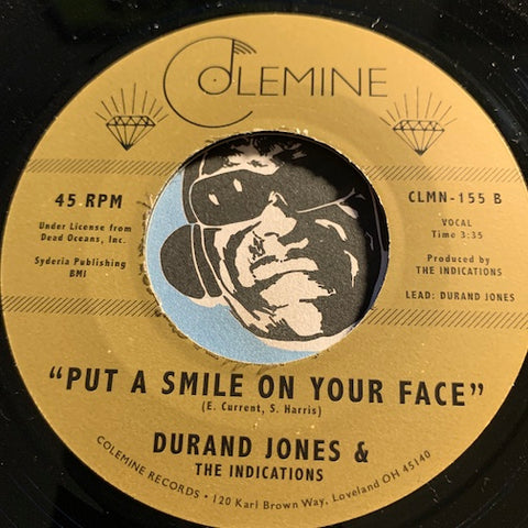 Durand Jones & Indications - You And Me b/w Put A Smile On Your Face - Colemine #155 - Soul