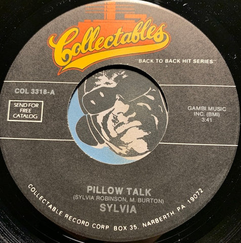 Sylvia / Moments - Pillow Talk b/w With You - Collectables #3318 - Sweet Soul