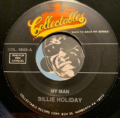 Billie Holiday - My Man b/w Lover Man - Collectables #3849 - Jazz