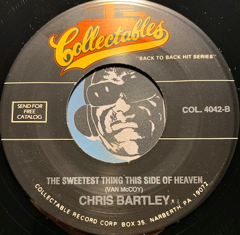 Chris Bartley / Jimmy Holiday - The Sweetest Thing This Side Of Heaven b/w How Can I Forget - Collectables #4042 - Sweet Soul - R&B Soul