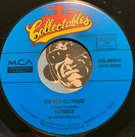 Klymaxx - The Men All Pause b/w I Miss You - Collectables #90161 - Funk Disco - 80's