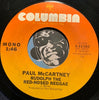 Paul McCartney - Wonderful Christmastime b/w Rudolph The Red-Nosed Reggae - Columbia #11162 - Rock n Roll - Christmas/Holiday