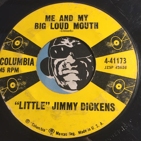 Little Jimmy Dickens - Me And My Big Loud Mouth b/w I Got A Hole In My Pocket - Columbia #41173 - Rockabilly