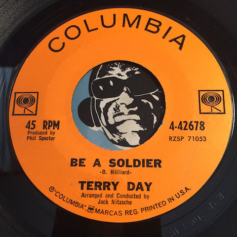 Terry Day - I Love You Betty b/w Be A Soldier - Columbia #42678 - Teen - Popcorn Soul