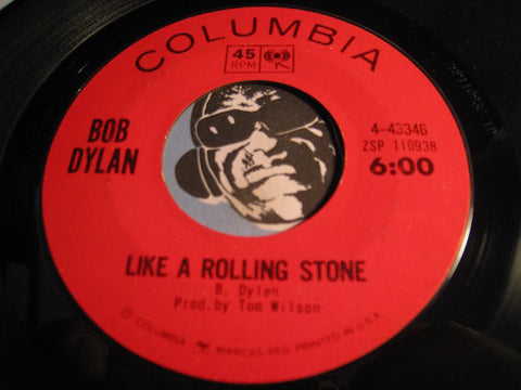 Bob Dylan - Like A Rolling Stone b/w Gates Of Eden - Columbia #43346 - Rock n Roll