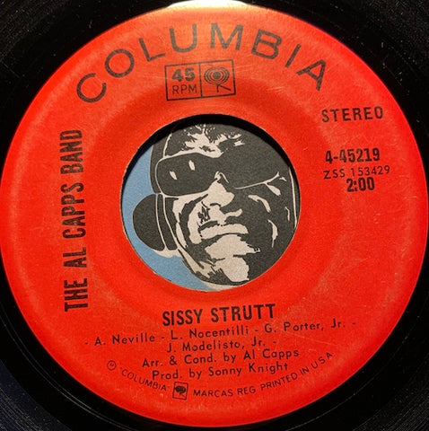 Al Capps Band - Sissy Strut b/w Odyssey Park Rock - Columbia #45219 - Funk