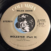 Miles Davis - Molester pt.1 b/w pt.2 - Columbia #45709 - Jazz Funk - Jazz